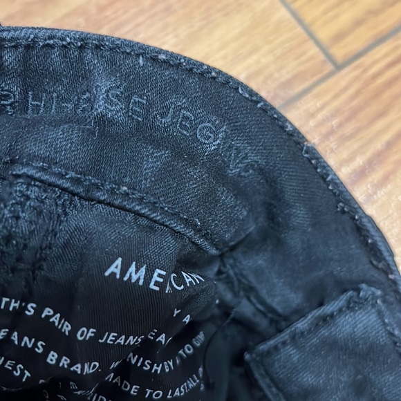 American Eagle Outfitters black super high rise jeggings - Picture 5 of 6